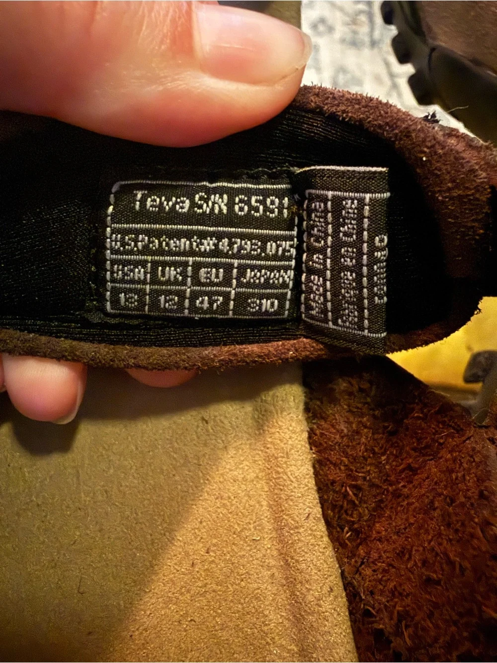 Vintage Teva Fisherman Brown Leather Hiking Adjustable Waterproof Sandals 13
